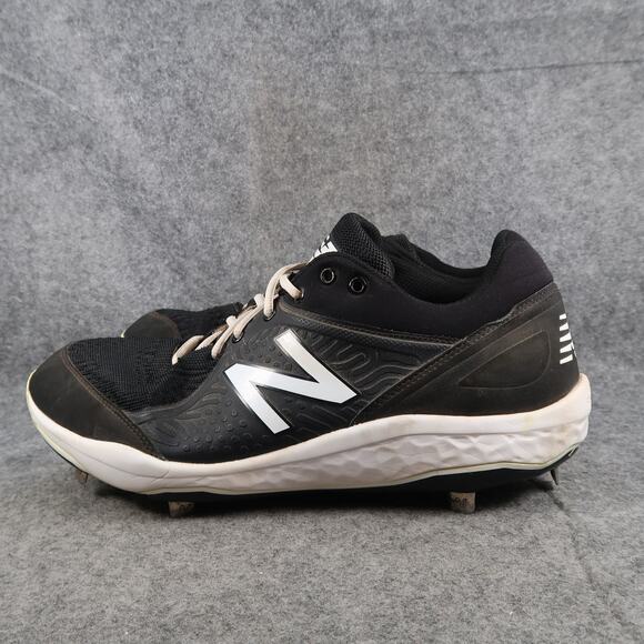 New Balance Shoes Mens 14 Baseball Cleats Metal Fresh Foam L3000BK5 Sport Black - Picture 4 of 12